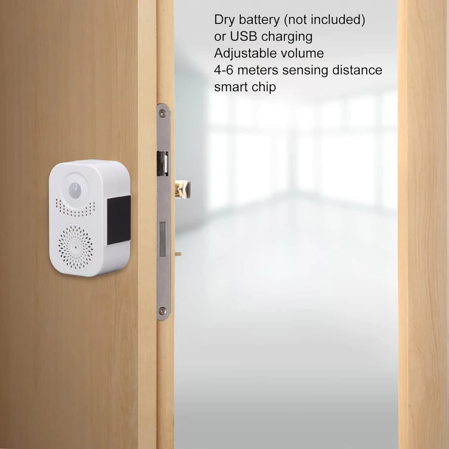 Timbre de bienvenida con sensor de movimientos