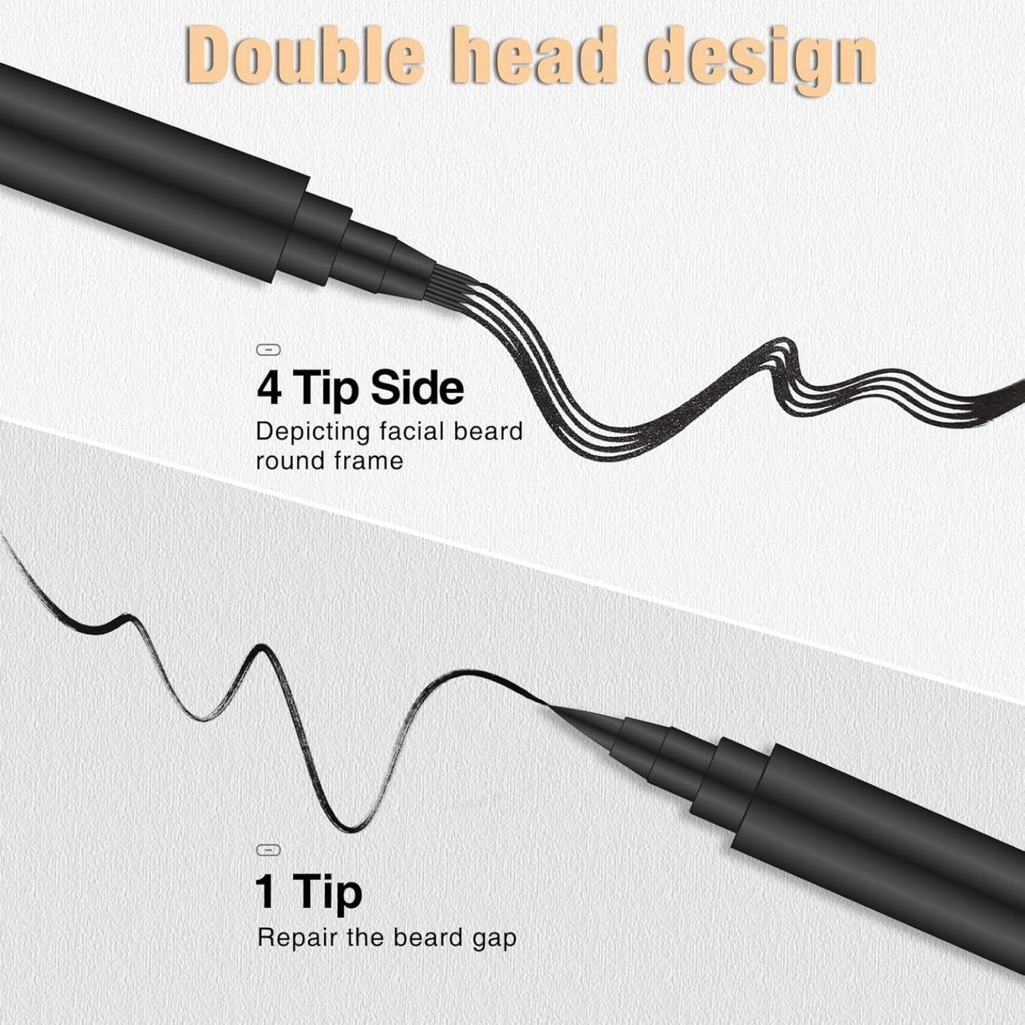 Tinte para barba filler pen (NEGRO)