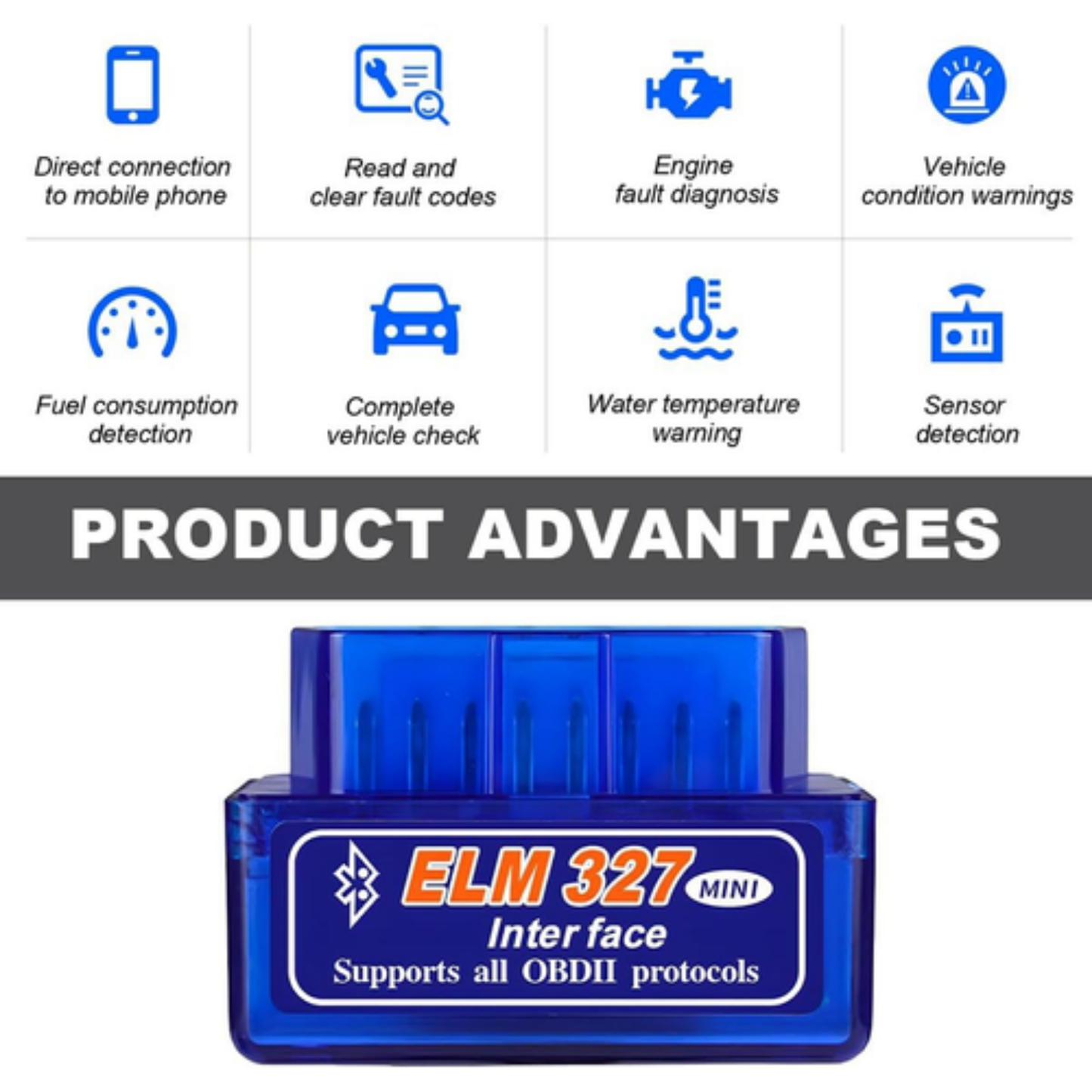 Mini ELM327 OBDII (Car Diagnostic Scan)
