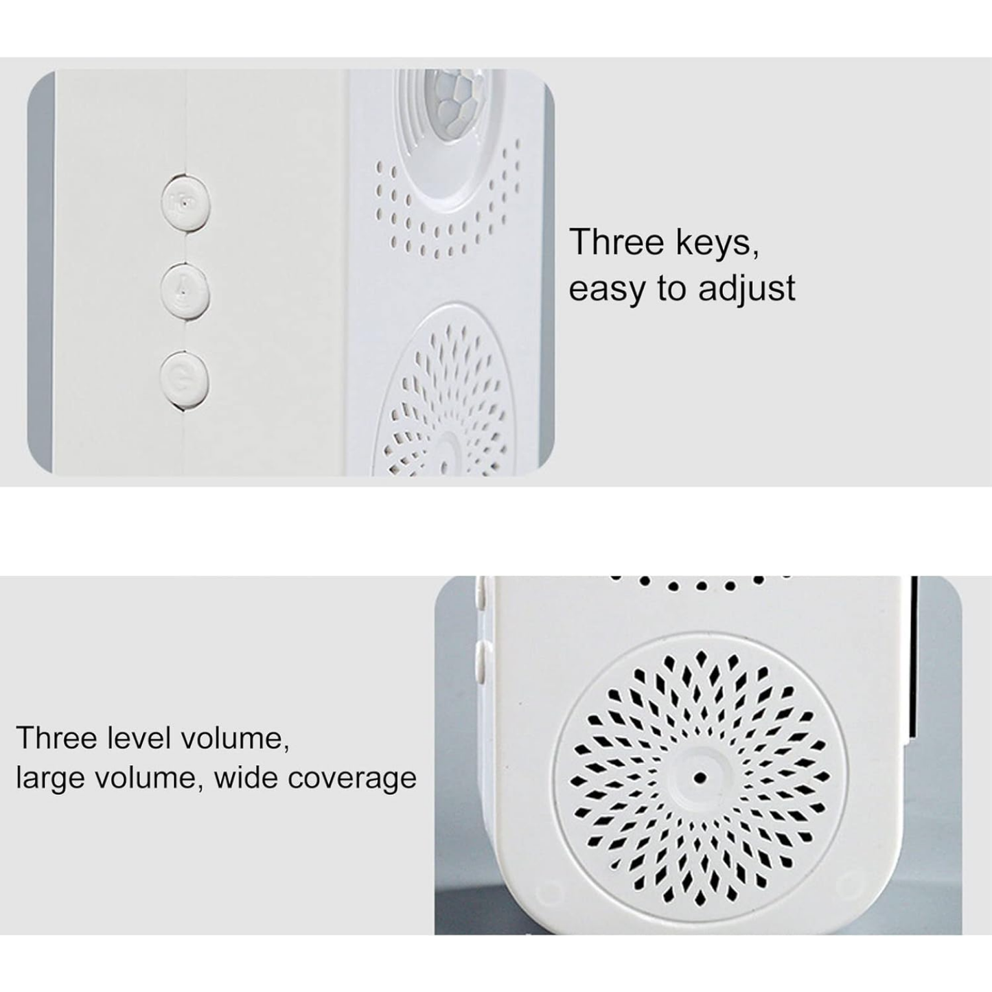 Timbre de bienvenida con sensor de movimientos