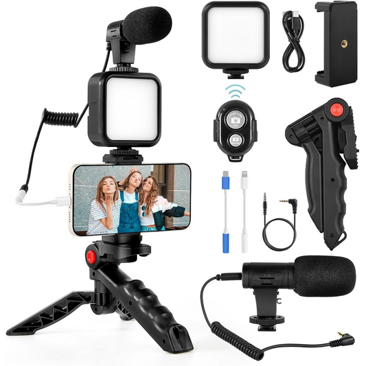 VLOGGING Kit de grabación para (iPhone y Android)