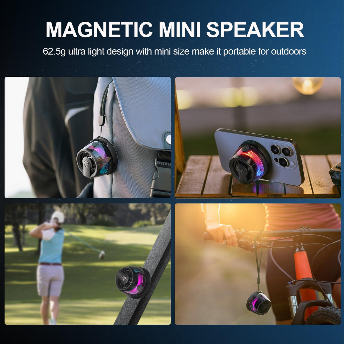 Magnetic Bluetooth Speaker