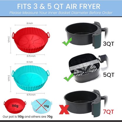 Molde de silicon para AIR FRYER