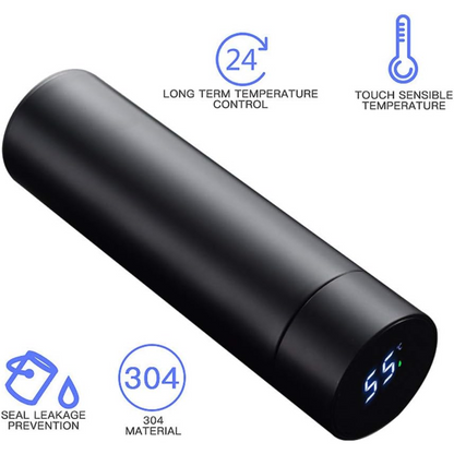 Smart water cup, mantiene frio y calor (ACERO INOXIDABLE)