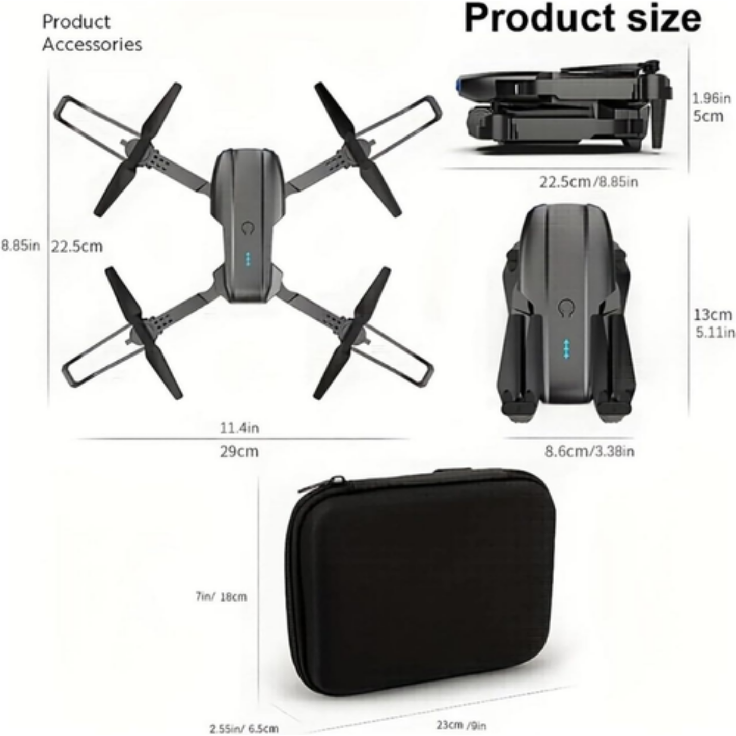 DRONE (E99) CON CAMARA HD