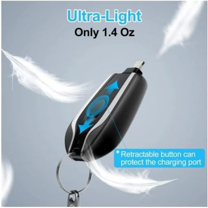 Llavero cargador para iphone (1500mAh) Keychain portable