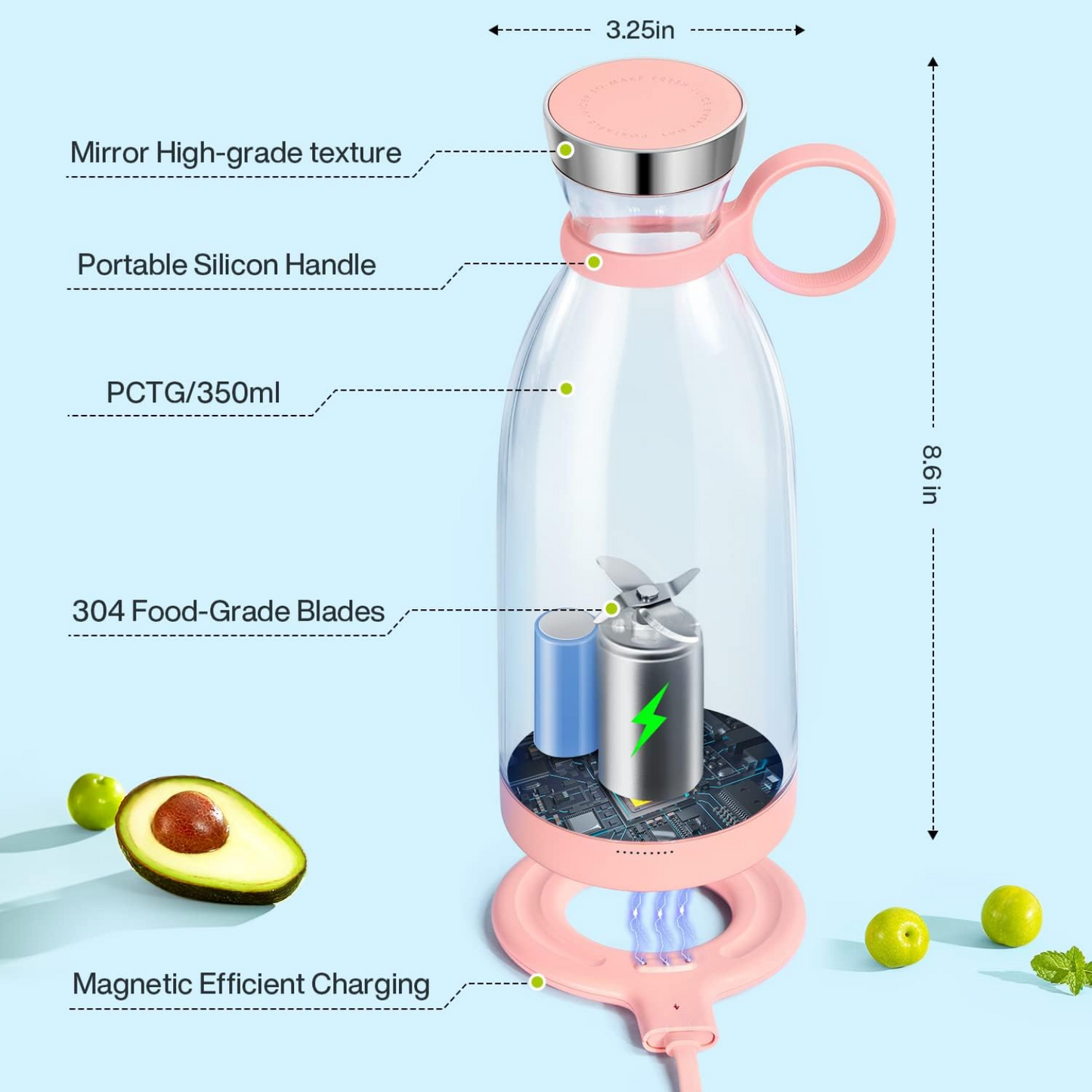 LICUADORA PORTATIL MINI JUICER