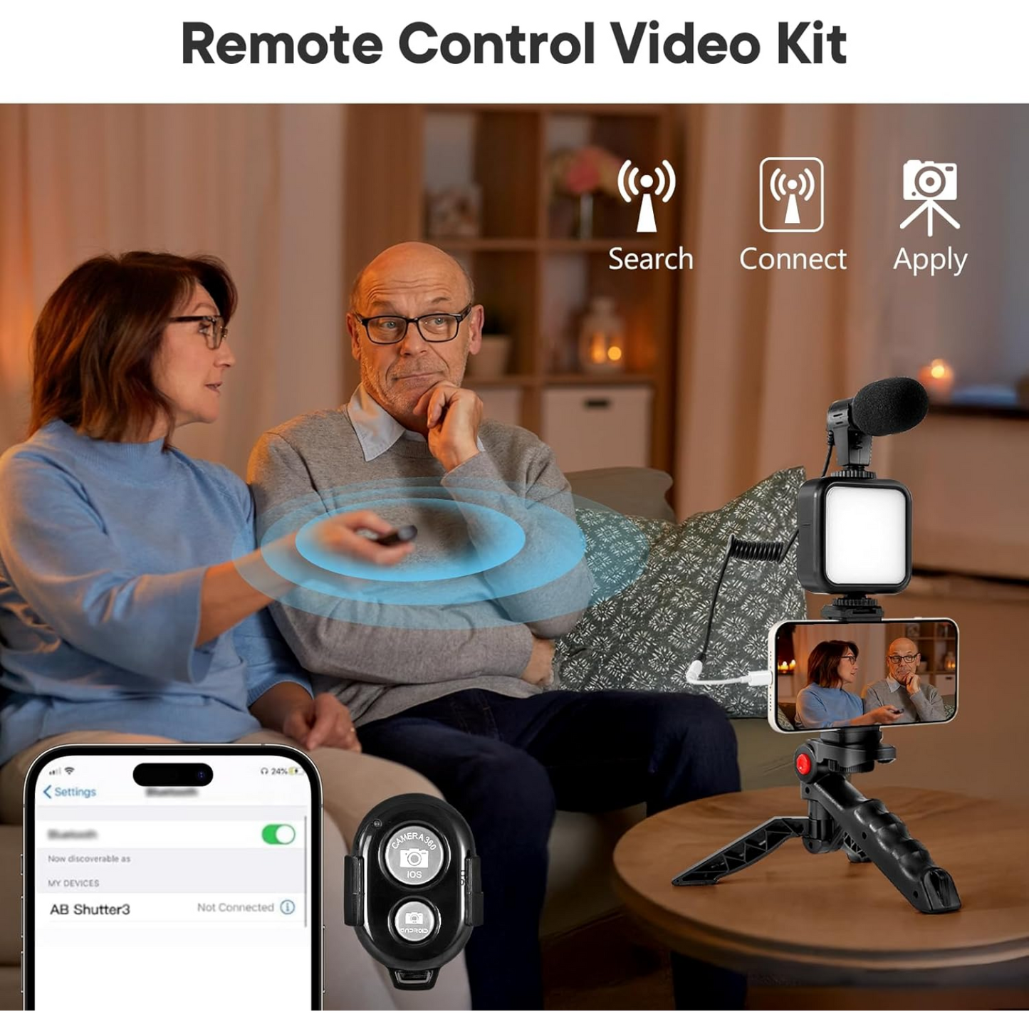 VLOGGING Kit de grabación para (iPhone y Android)