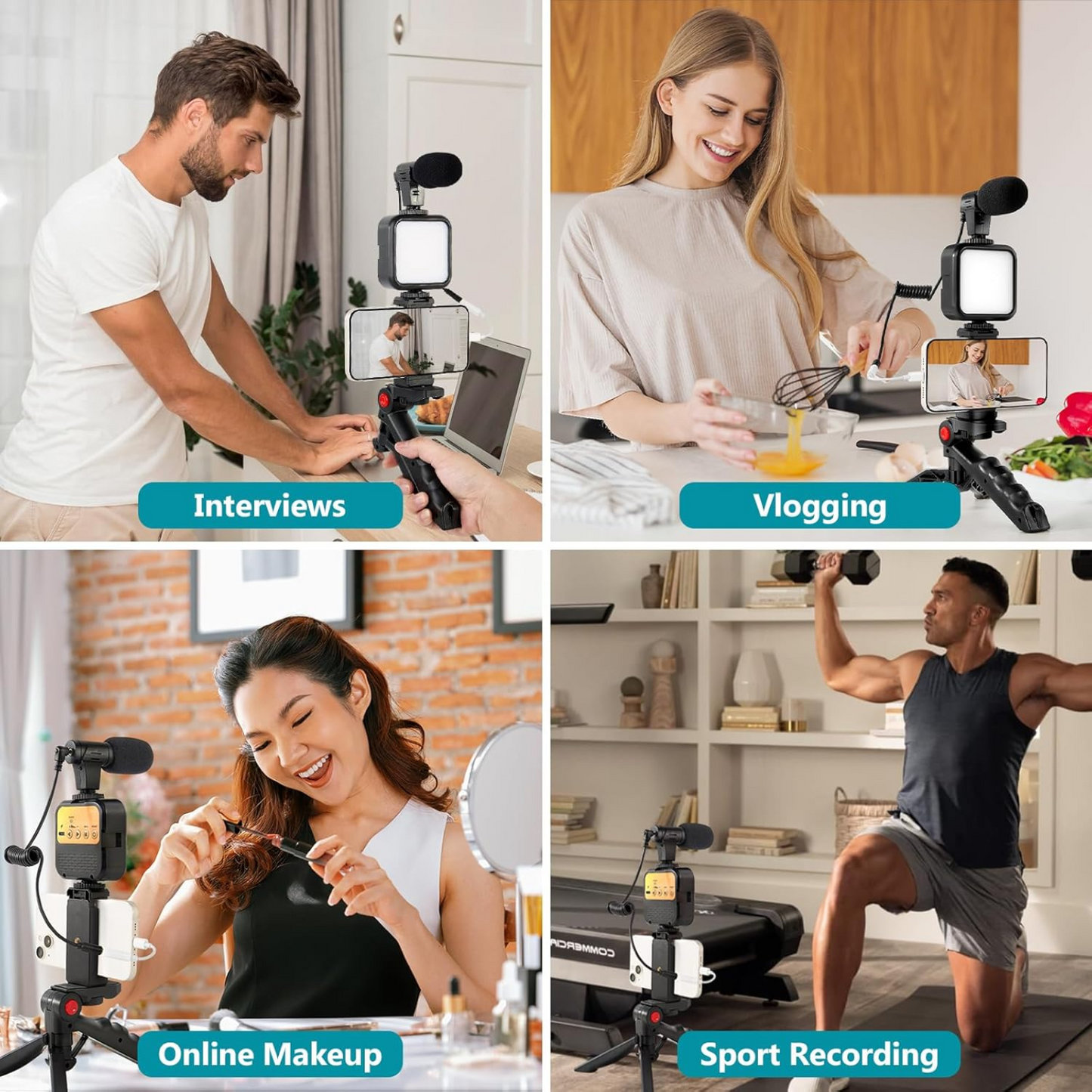 VLOGGING Kit de grabación para (iPhone y Android)