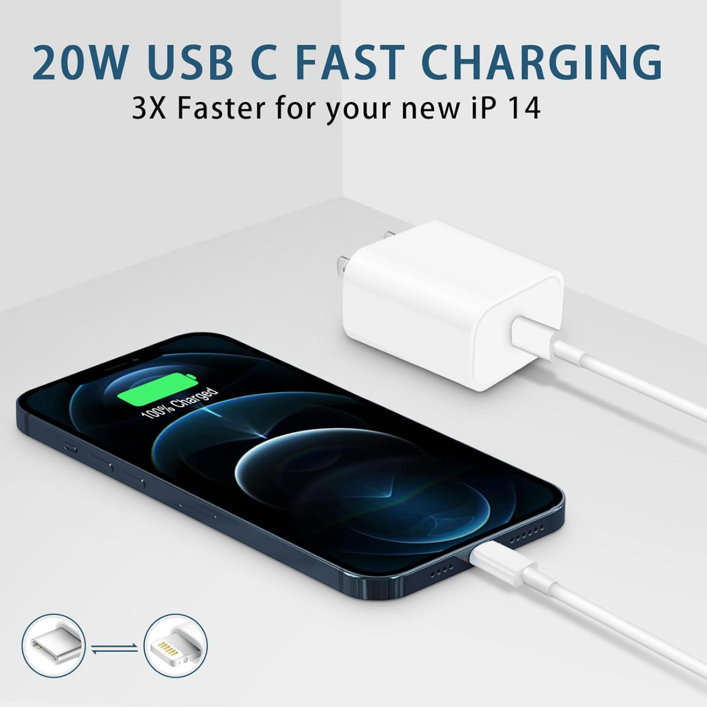 CARGADOR PARA IPHONE 20W