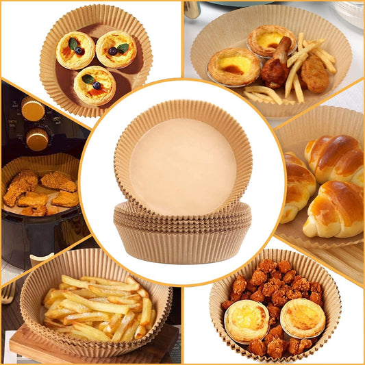 PAPEL ANTIHADERENTE PARA AIRFRYER (50 Unids.)