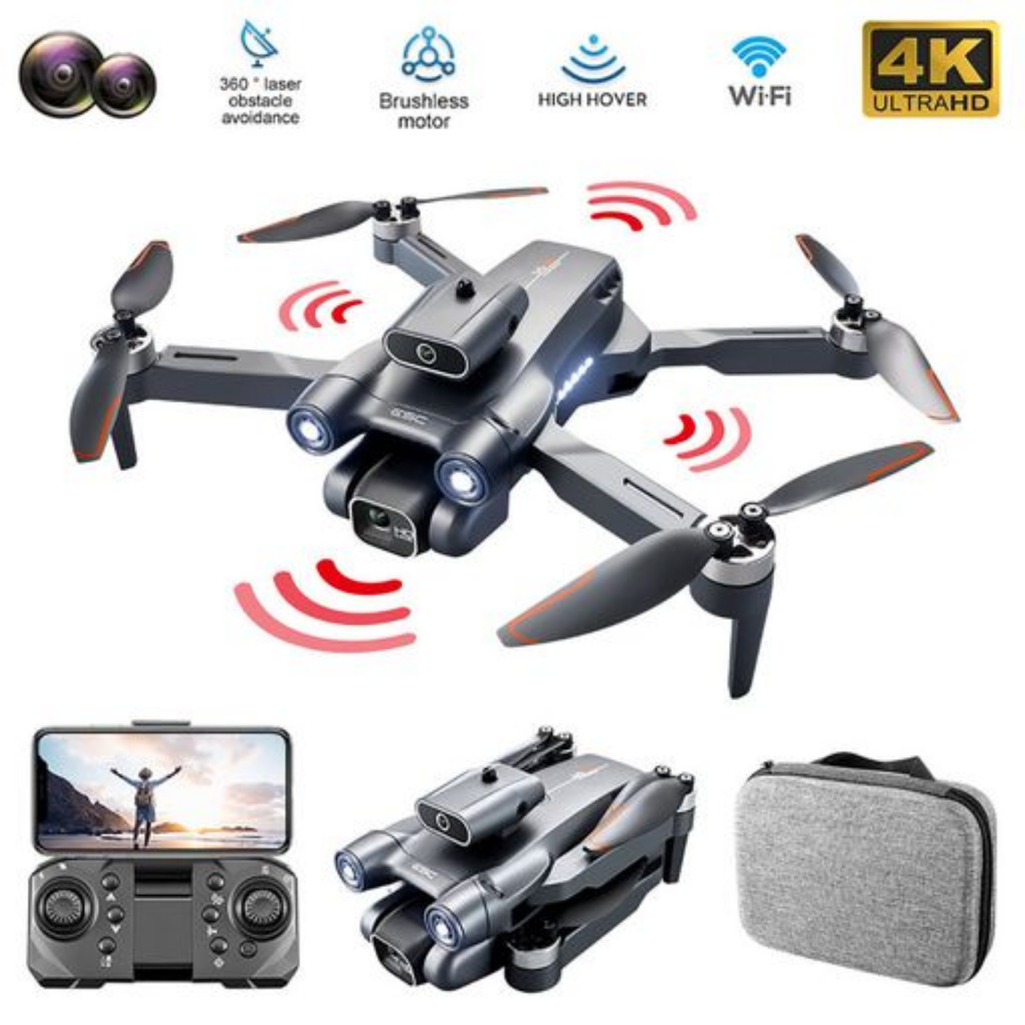 SMART HIGH SPEED DRONE HD DUAL CAMERA