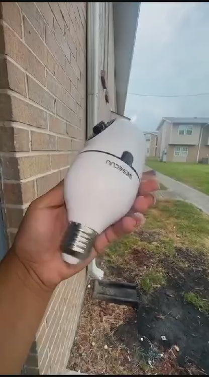 Cámara de Seguridad 360° en Forma de Bombillo con WiFi