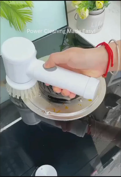 Cepillo de limpieza inalambrico de 5 cabezales